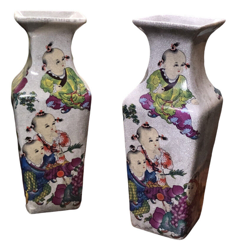 Pair Of Chinese Vases