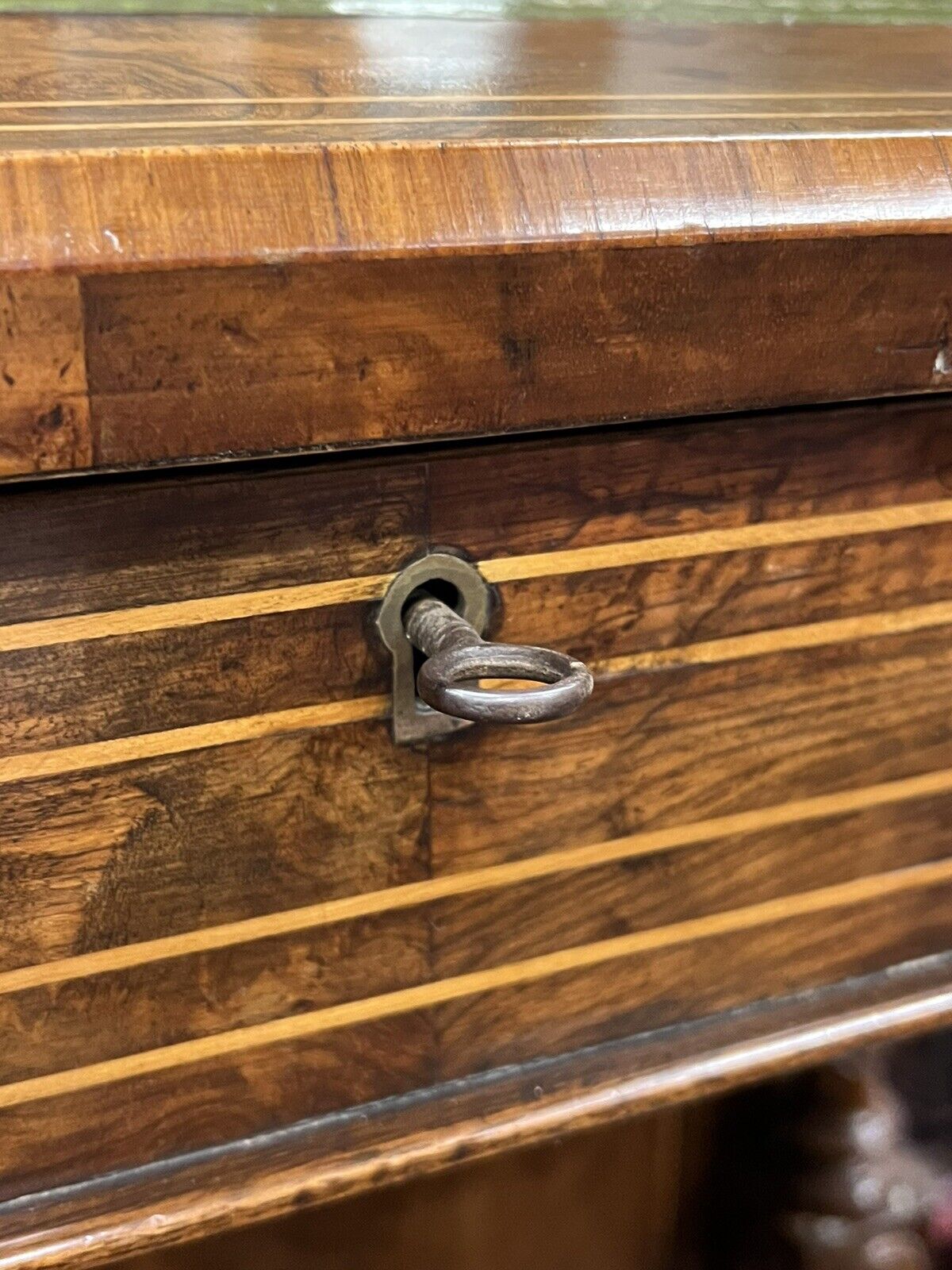 Victorian Walnut Davenport Desk. Loads Of Storage.