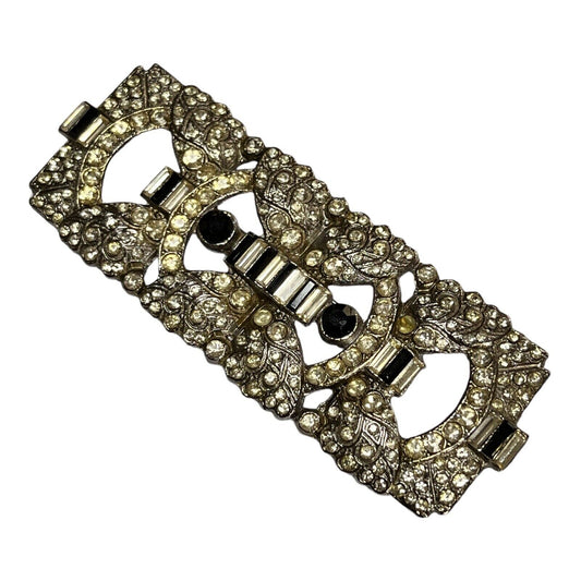 Vintage Old Butler And Wilson Deco Large Brooch