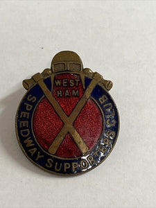 West Ham Speedway Supporters Club Badge