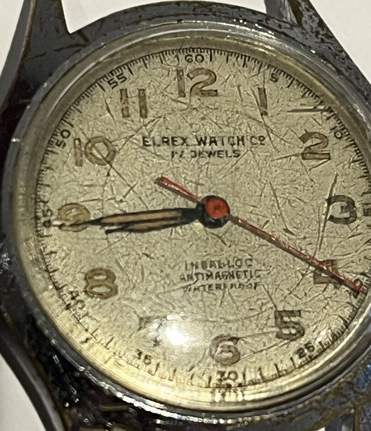 Elrex Watch Co Vintage Anti Magnetic & Shockproof Watch
