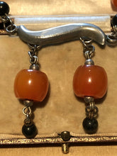 Vintage Silver Tone Beaded Metal Necklace