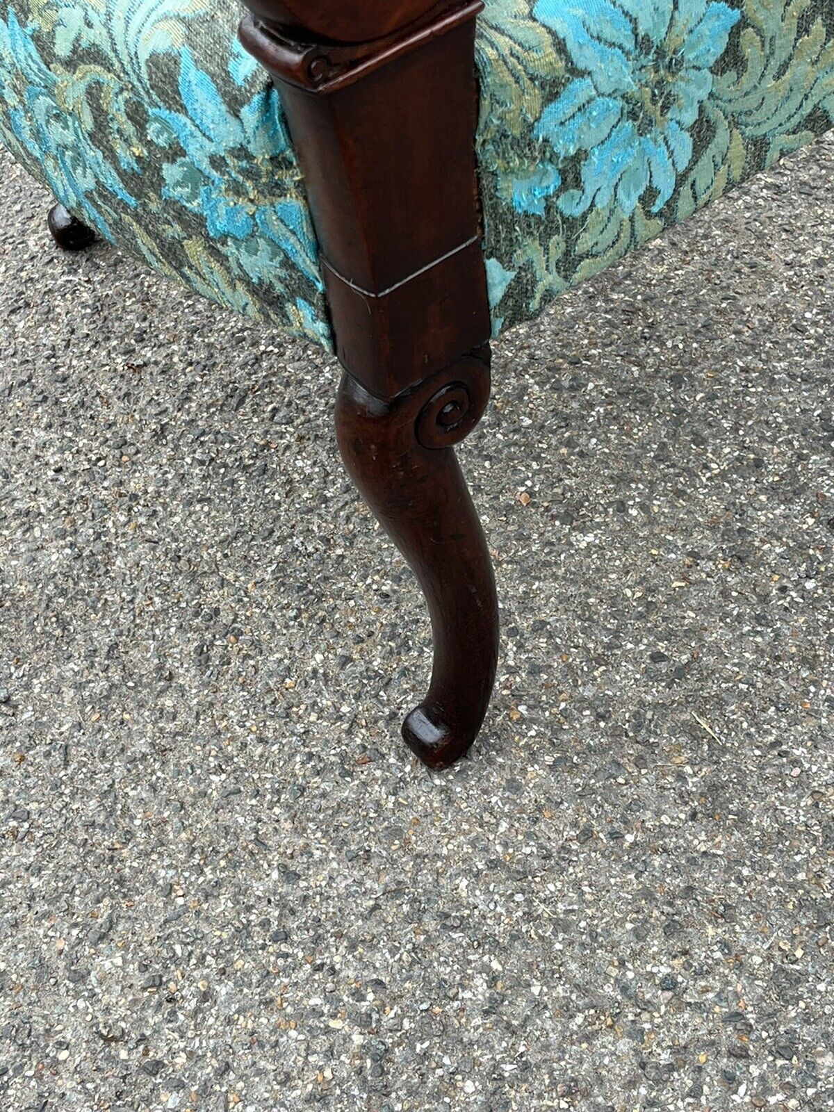 Regency Mahogany Country House Library Armchair.