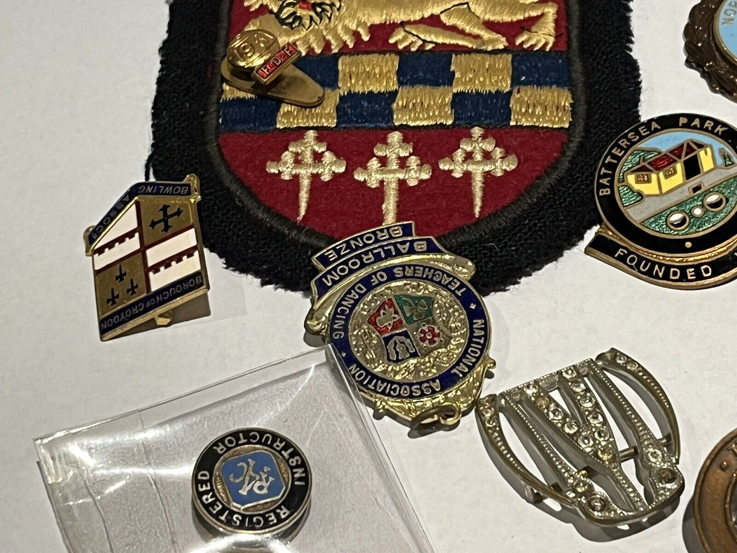 Old Badges. Mostly Bowls Awards And Club Badges