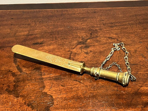 Arts & Crafts Brass Page Turner