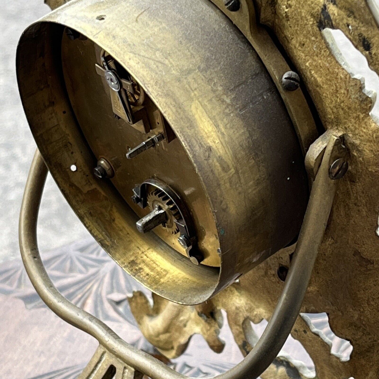 Victorian French Brass Clock