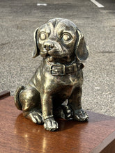 Brass Figure Of A Dog, Highly Detailed And Heavy.