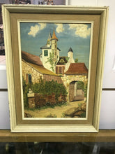 Mid Century Oil On Canvas. Signed. Gilt Frame.