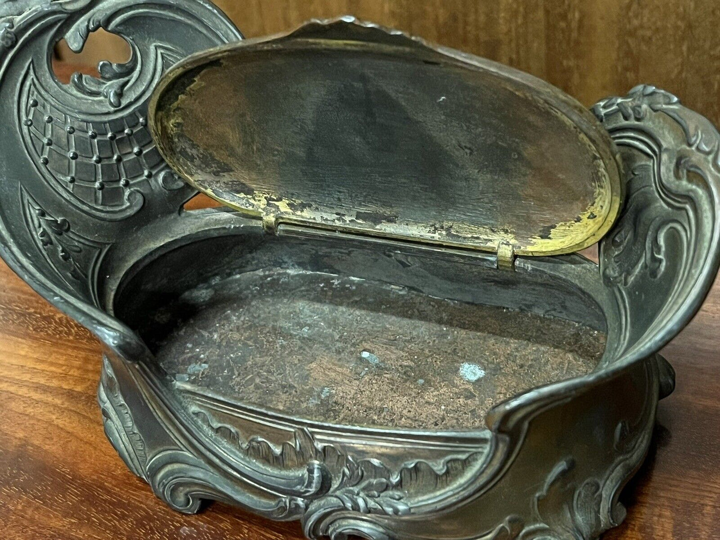 Art Nouveau Trinket Box, Desk Box