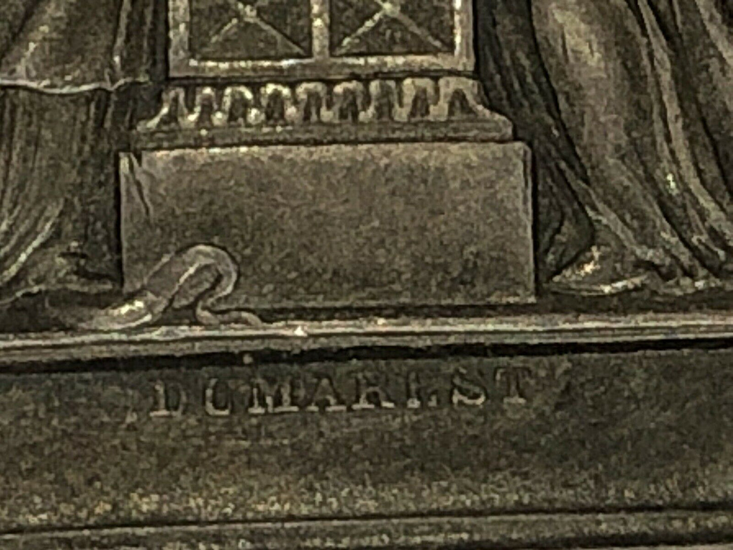 Silver French Octagonal Medal