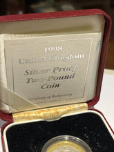 1998 Silver Proof Two Pound Coin