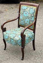 Regency Mahogany Country House Library Armchair.