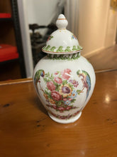 Parrot Decorated Porcelain Jar & Lid.