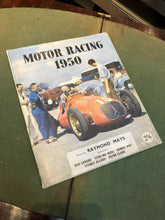 Original 1950 Motor Racing