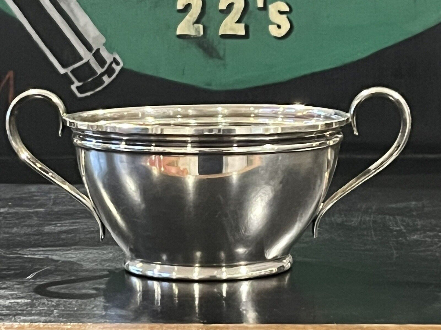 Danish Silver Plate Loving Cup