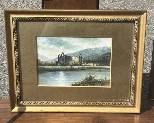 Edgar James Maybery Framed Watercolour “ Tintern Abbey “ 1887-1964