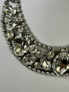 Vintage Large Diamanté Collar Bracelet