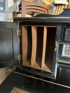 Aesthetic Movement Victorian Davenport Desk. Loads Of Storage.