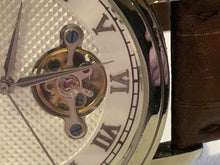 Earnshaw Automatic Men’s Wristwatch With Earnshaw Tan Leather Strap.