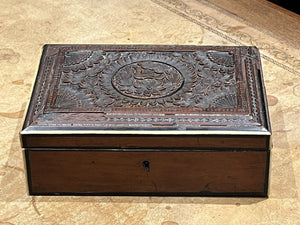Antique Trinket Box, Desk Box, Jewellery Box