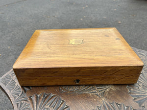 Fish Servers In Original Oak Case