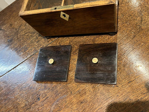 Georgian Rosewood Sarcophagus shape Tea Caddy. We ship WORLDWIDE.
