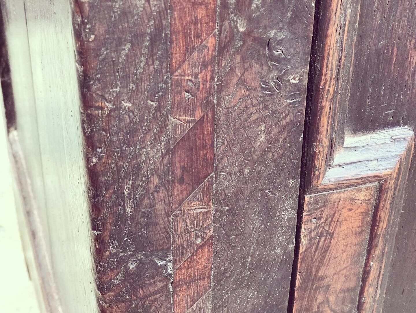 Antique Oak Chest / Trunk. 18th Century.