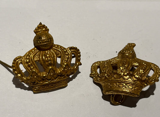 Pair Of Cap Badges