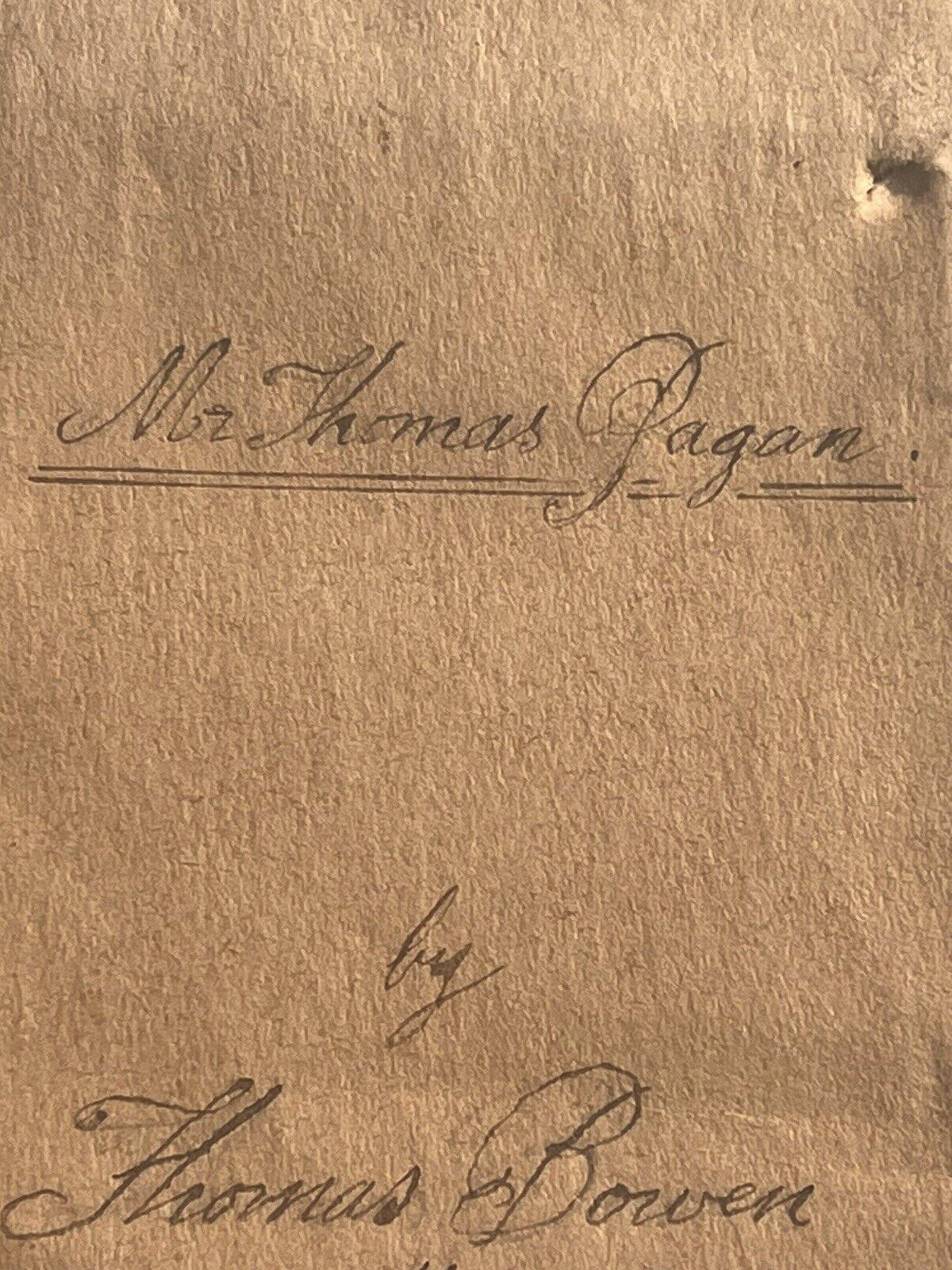 Portrait Miniature Of Thomas Pagon, by Thomas Bowen
