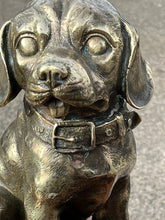 Brass Figure Of A Dog, Highly Detailed And Heavy.