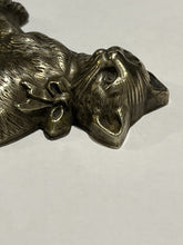 High Quality Plaque Of A Cat, Possibly Silver
