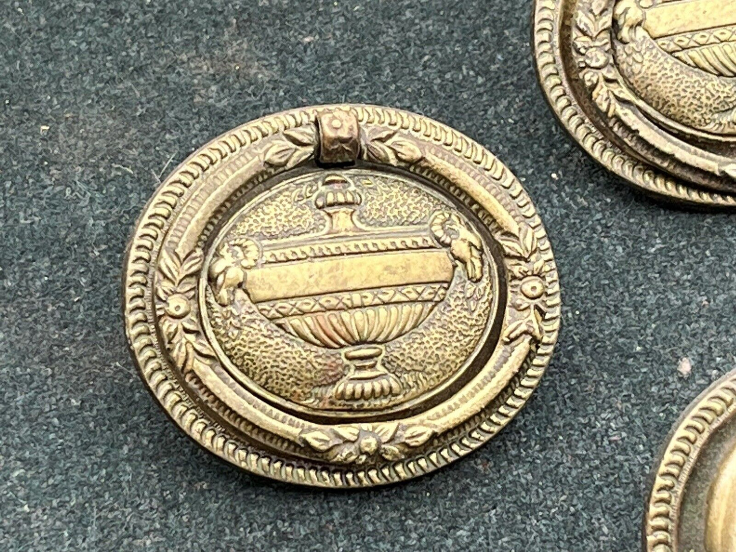 Georgian Brass Handles. Set Of 4