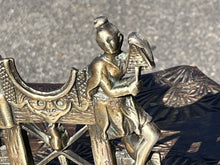 Edwardian Brass Fire dog Tool Stand