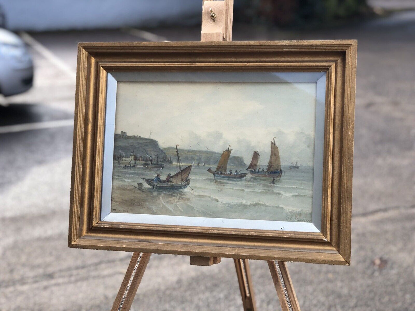 Marine Watercolour By F E Jamieson 1895-1950. Framed.