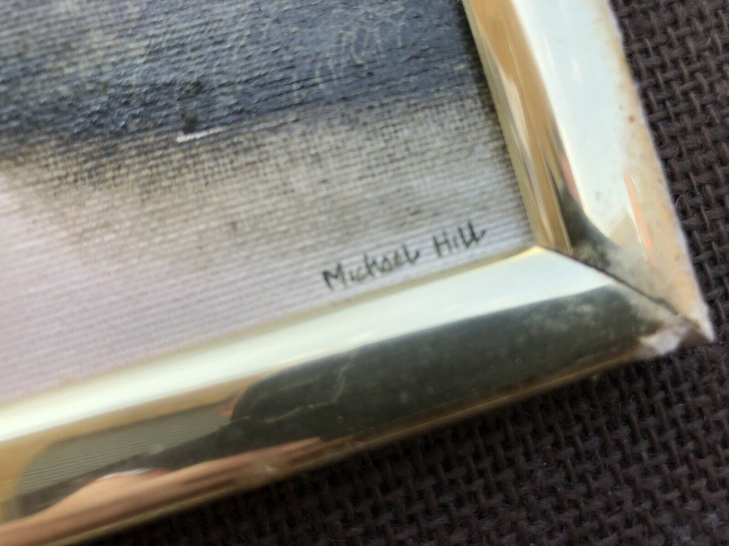 Michael Hill. Framed, Signed.