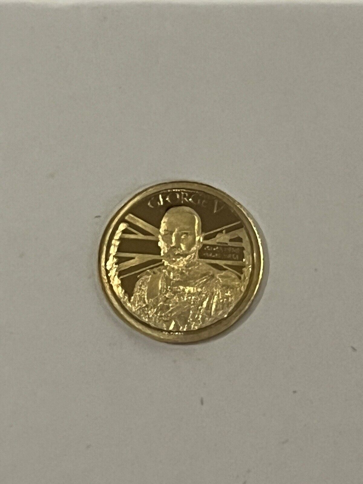 14 Ct Gold Proof Coin. Year Of The Kings Series, 2017 0.5g