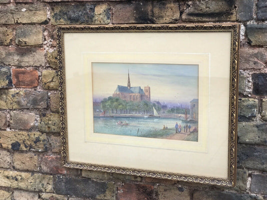 Signed Edwardian Watercolour