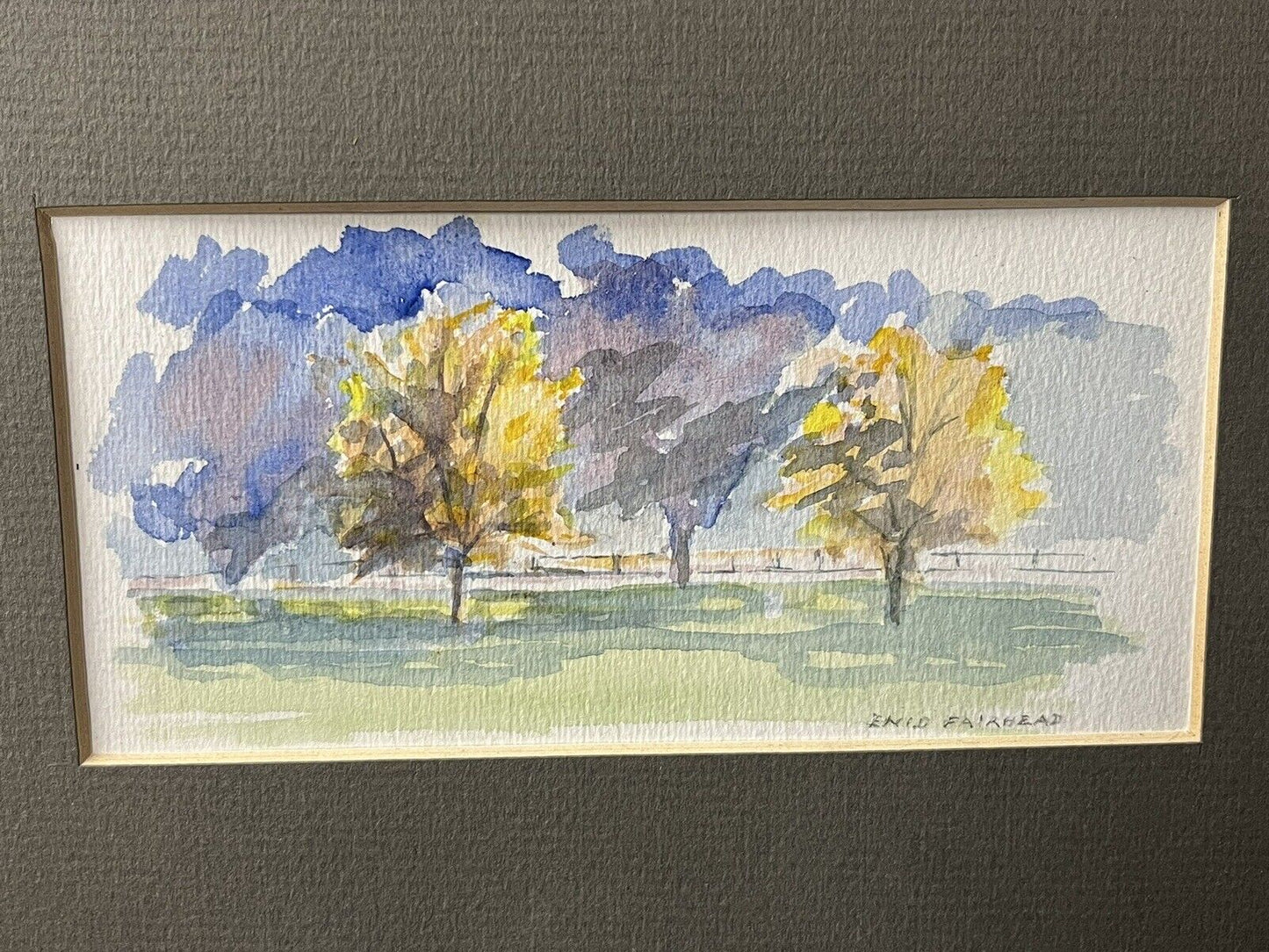 Signed Watercolour  By Enid Fairhead