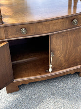 Mahogany Side Cabinet, With Drawer And Cupboard. Good Quality Piece.