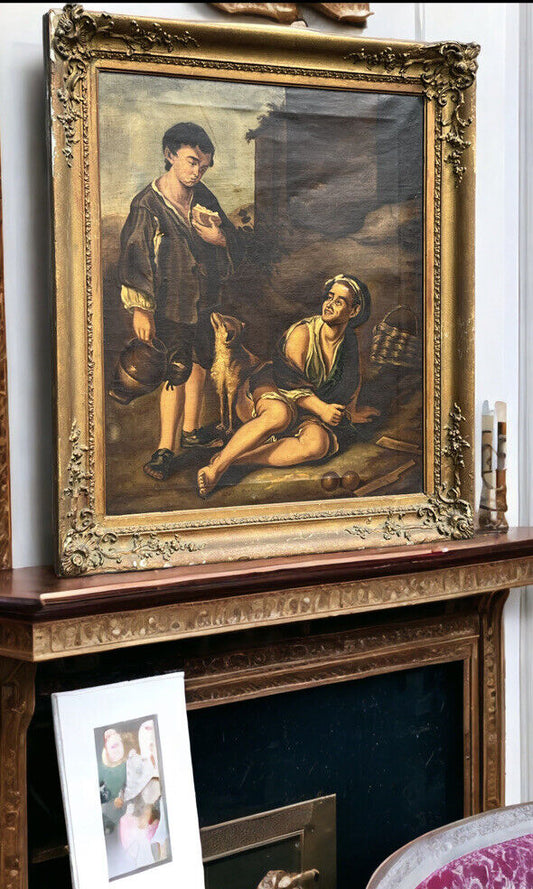 Bartolomé Estéban Murillo Oil On Canvas. A Victorian Rendition.