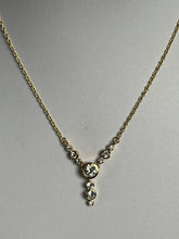 Vintage Signed 1980s Gold Plated Crystal Necklace Old New Stock