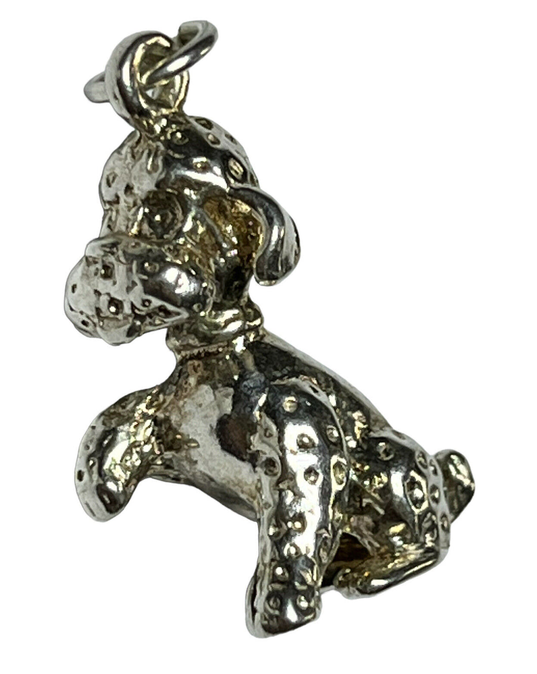 Vintage Silver 925 Detailed Dog Pendant 7.99g