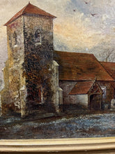 Ashingdon Church, Rochford, Essex, By Vonk 1896 In Gilt Frame.