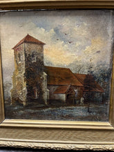 Ashingdon Church, Rochford, Essex, By Vonk 1896 In Gilt Frame.