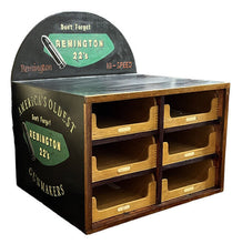 Advertising Cabinet. Remington Shop Counter Cabinet.