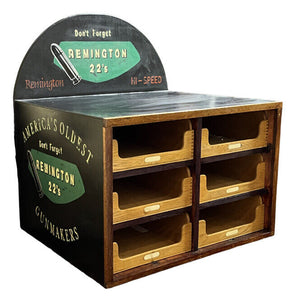 Advertising Cabinet. Remington Shop Counter Cabinet.
