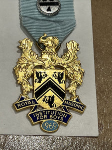 Masonic Medal . Royal Masonic Institution For Boys