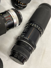 Vintage Camera zoom lenses