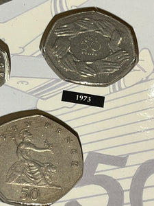 Great. Britain Fifty Pence Commemorative Collection