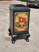 Pair Of Edwardian Wine Celleratte Cabinets With White Star Line Decoration.